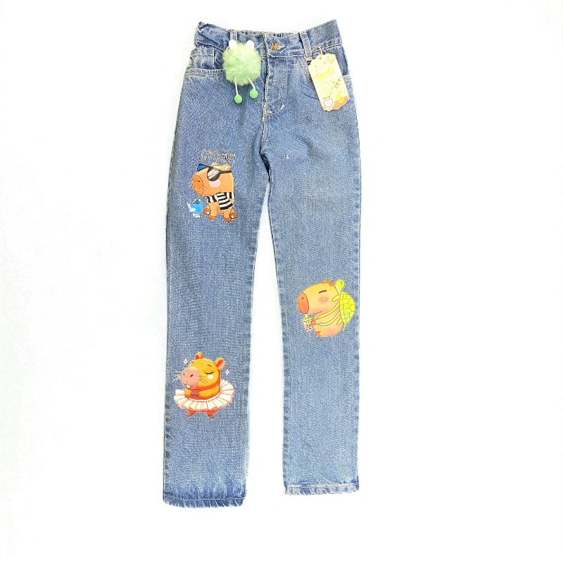 Jean recto Capibara Dreams para niña - Image 2