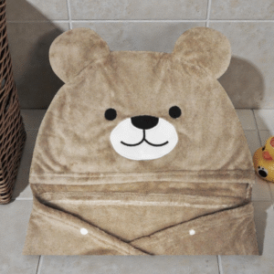 Toalla Infantil Con Capucha Oso