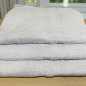 Toalla Blanca Comfort 400 g – Tamaño Extra Grande 60x160Cm
