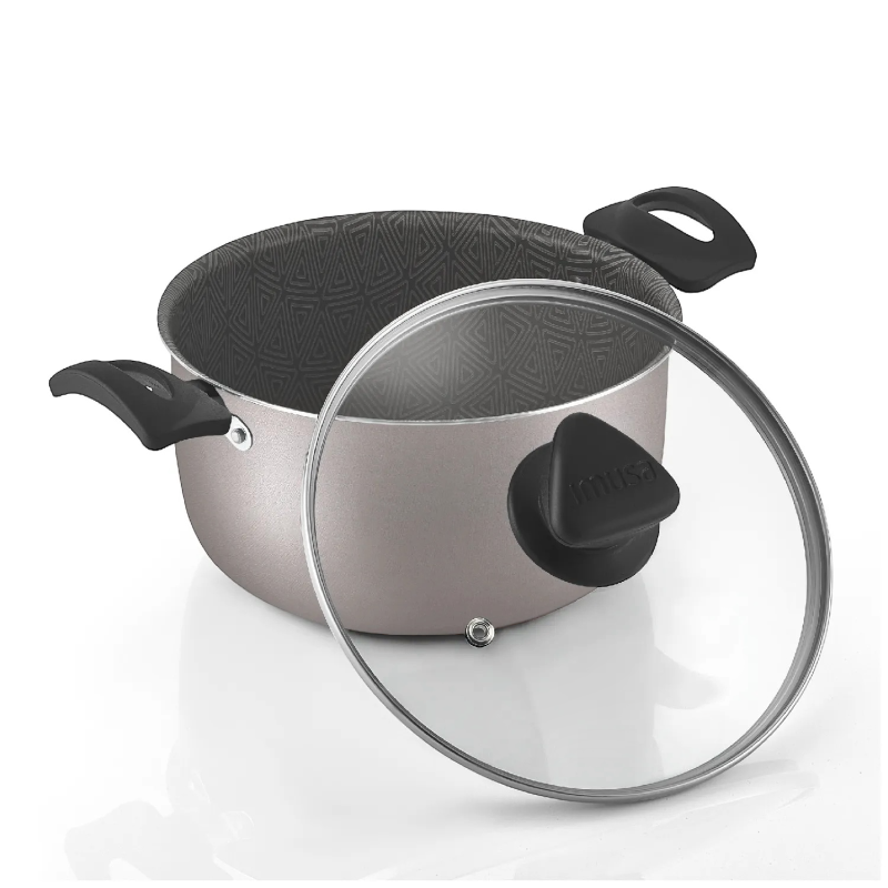 Olla IMUSA Talent con tapa de vidrio 24 Cm - Image 2