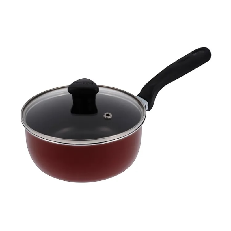 Perol con Tapa de Vidrio 16 cm Imusa Colors Rojo