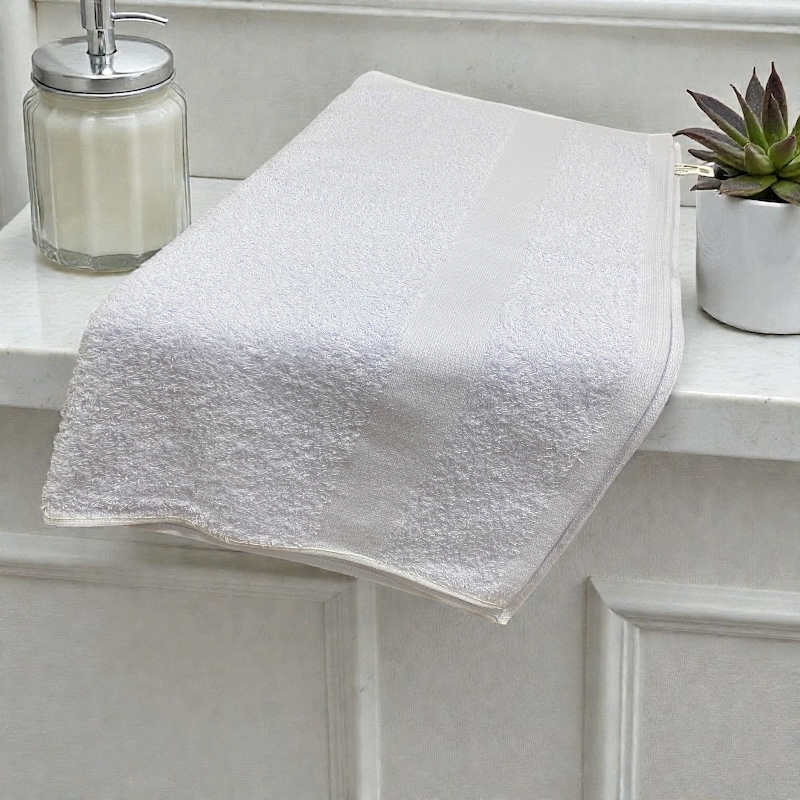 Toalla Blanca Clásica Soft Cotton 70x 140cm 350g