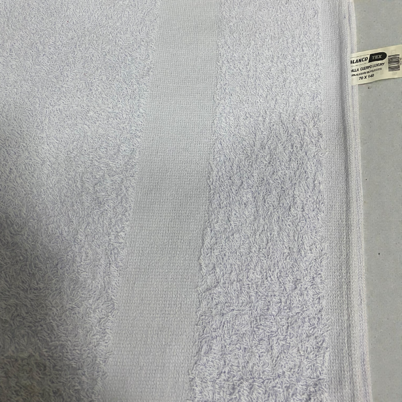 Toalla Blanca Clásica Soft Cotton 70x 140cm 350g - Image 4