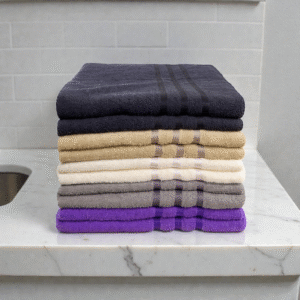 Toalla Rayas Soft Light 60x120cm