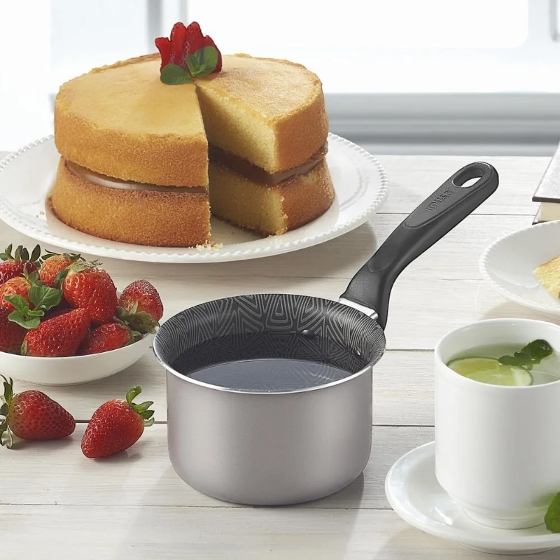 Perol Imusa 10cm,0.5 Litros Antiadh Lee Descrip Color Gri