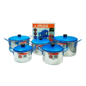 JUEGO OLLAS IMUSA X5 TAPA AZUL