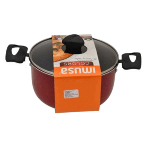 Olla IMUSA Talent con tapa de vidrio 24 cm