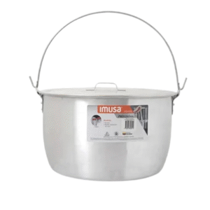 Olla 26 cm en aluminio 8 litros ovalada con aro Imusa