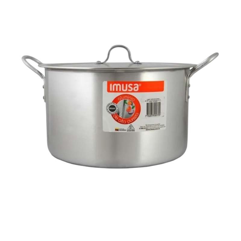 Olla en aluminio rt 16 cm recortada Imusa