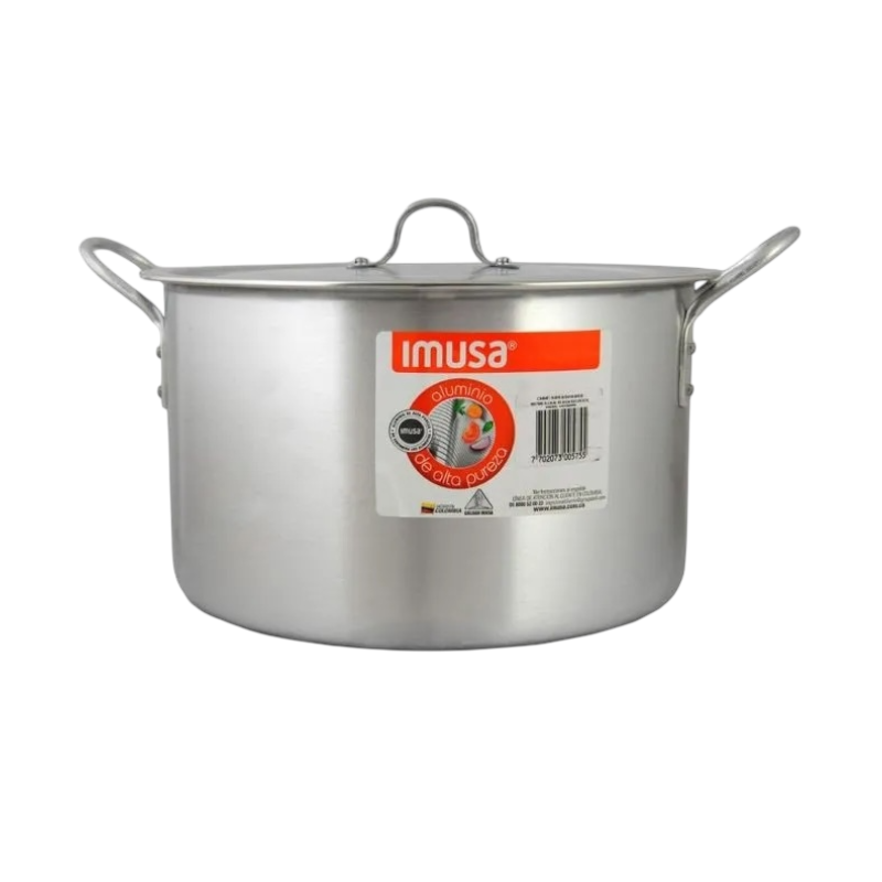 Olla en aluminio rt 24 cm 7 litros recortada Imusa - Image 3
