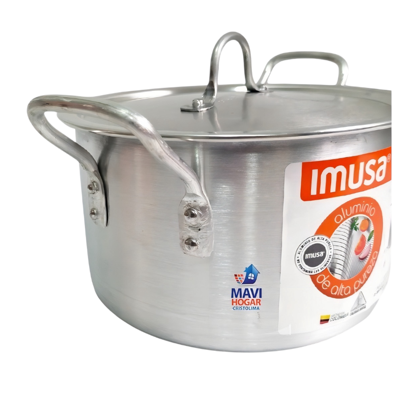 Olla en aluminio rt 24 cm 7 litros recortada Imusa - Image 2