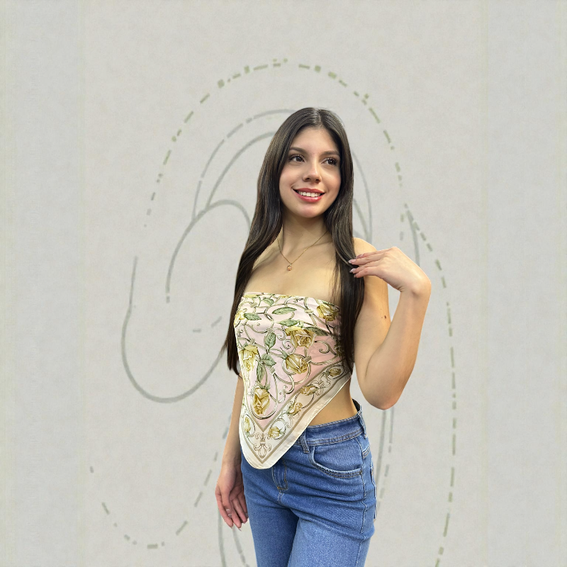 Pañoleta Garden Romance - Image 2