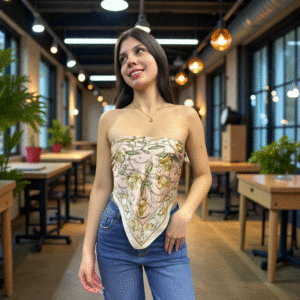 Pañoleta Garden Romance