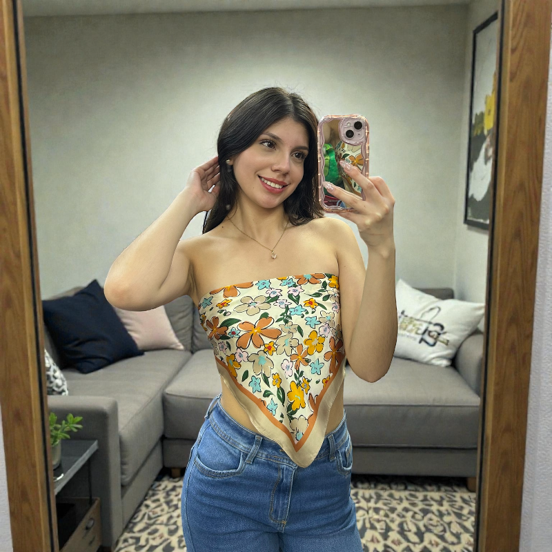 Pañoleta Floral Aurora - Image 2