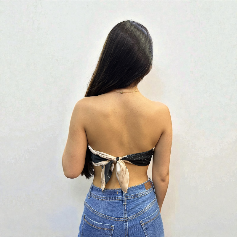 Pañoleta Camelia Imperial Black - Image 3