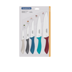 Set de Cuchillos de Cocina 5 Piezas Multicolor