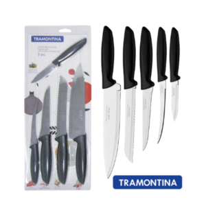 Set de Cuchillos de Cocina 5 Piezas Negro