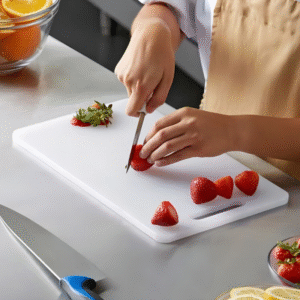 Tabla de Picar Blanca Multiuso para Cocina