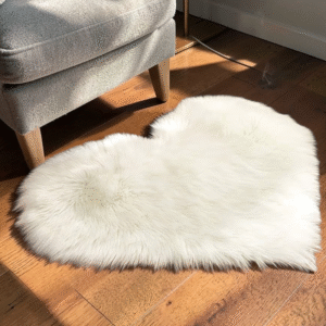 Tapete Peludito Corazón Soft