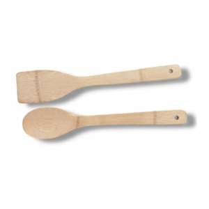 Set de Utensilios de Cocina en Bambú x2