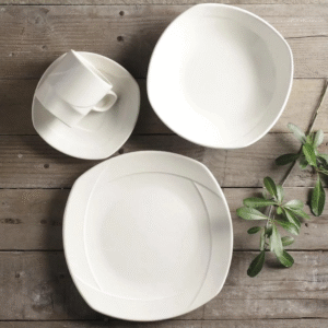 Vajilla Coron Luciana 4 Puestos 16 Piezas