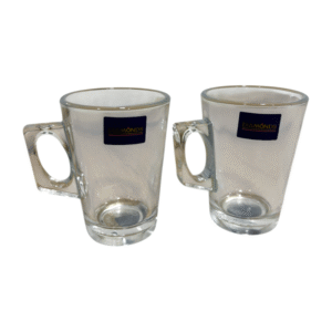 Set de Pocillos en Vidrio con Asa x6 – 130 ml