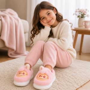 Babuchas Niña Bunny Plush Comfort