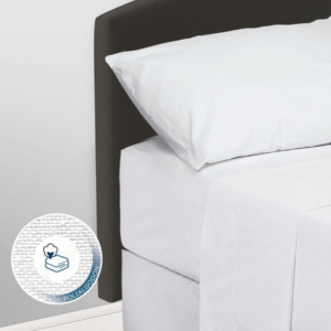 Sábana Lisa Blanca para Cama King