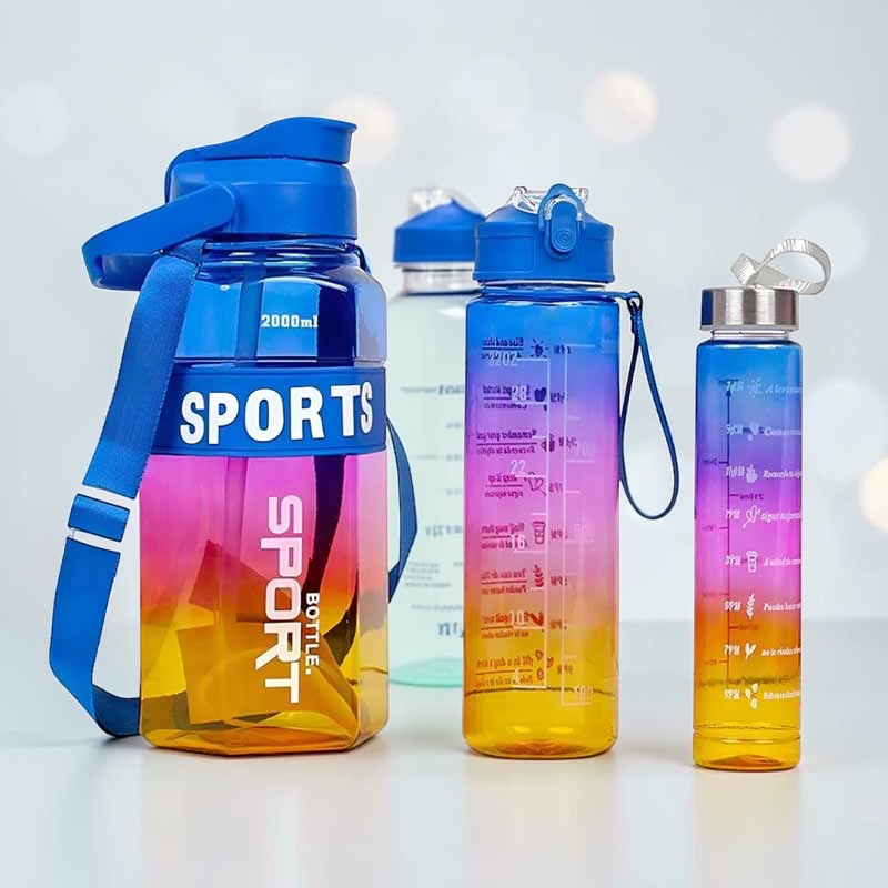 Set de Botellas Deportivas Gradient x3 - Image 2