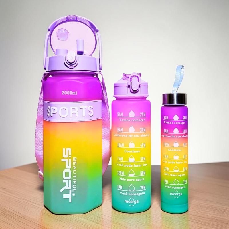 Set de Botellas Deportivas Gradient x3 - Image 5