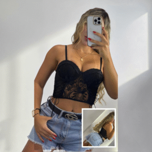 Corset Encaje Negro