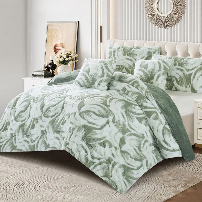 Acolchado Premium 5 Piezas Aurora