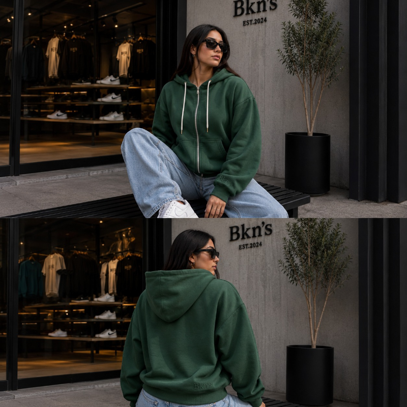 Hoodie Zip Oversize Bakanas - Image 2