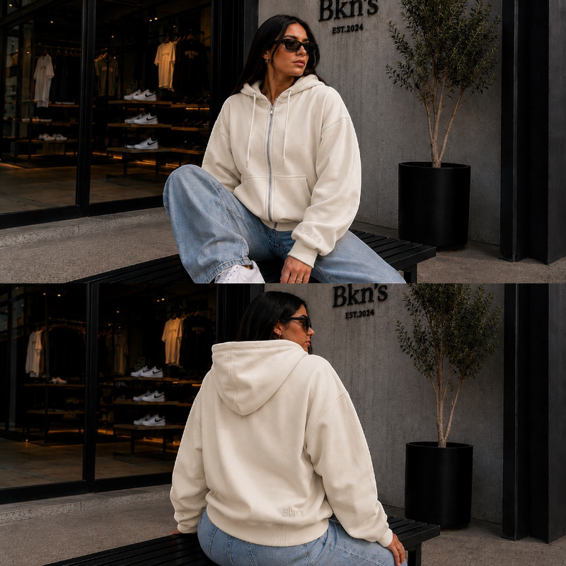 Hoodie Zip Oversize Bakanas - Image 3