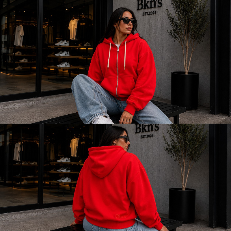 Hoodie Zip Oversize Bakanas - Image 5