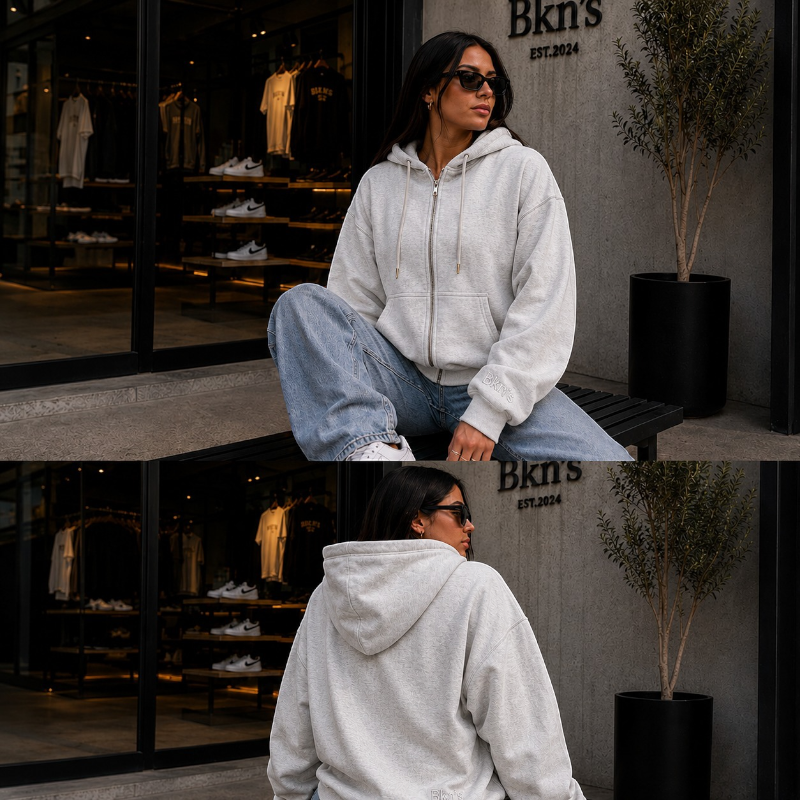 Hoodie Zip Oversize Bakanas - Image 4