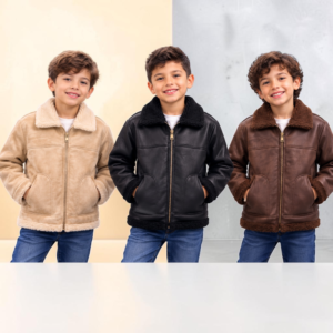 CHAQUETA DE CUERO PARA NIÑO