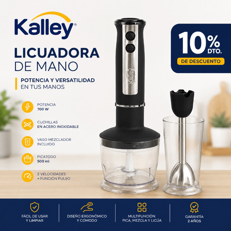 LICUADORA DE MANO KALLEY