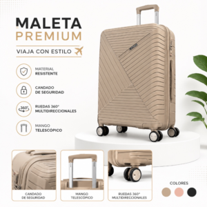 MALETA COLOR CAMEL 10KG