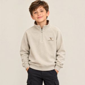Hoodie Infantil para Niño con Cierre Corto