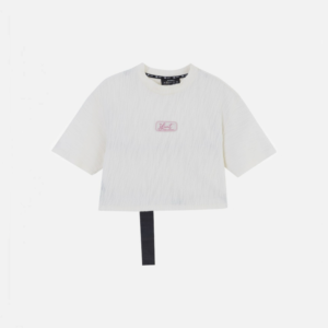 Camiseta Crop Top Blanco Hueso