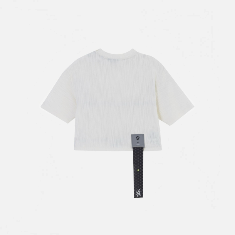 Camiseta Crop Top Blanco Hueso - Image 3